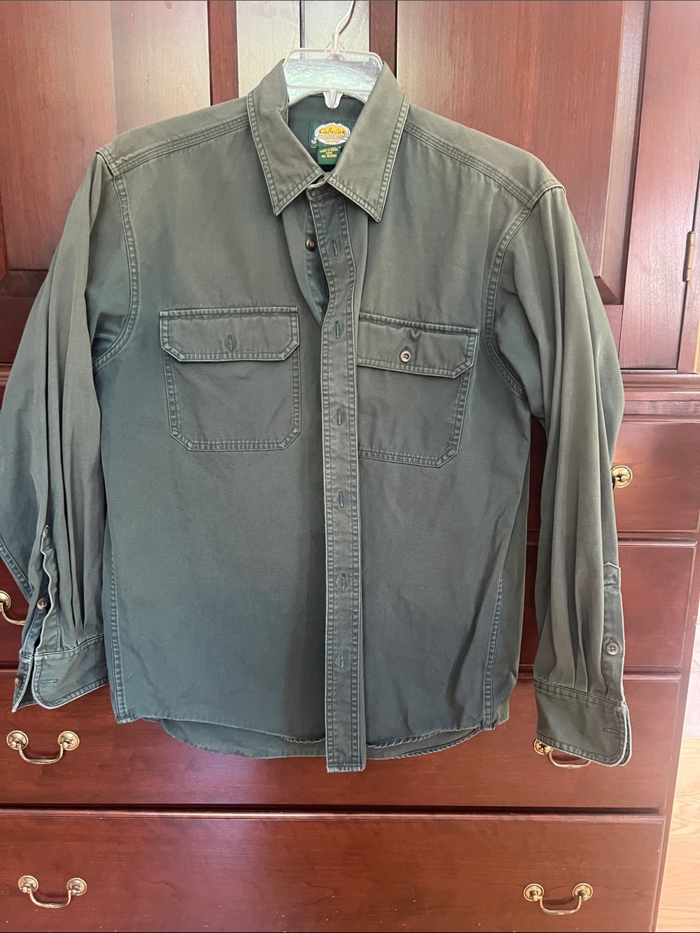 Cabela's Olive Green Utility Shirt